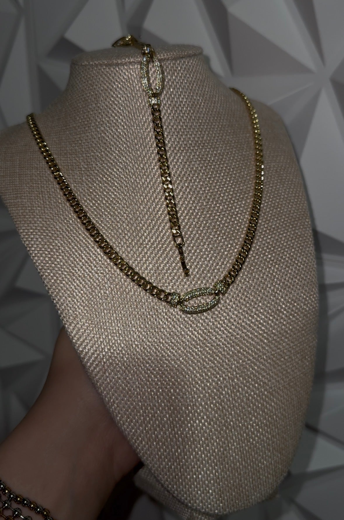 Golden Oval Set 18K